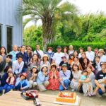 大豆の豆まきと akiko garden live