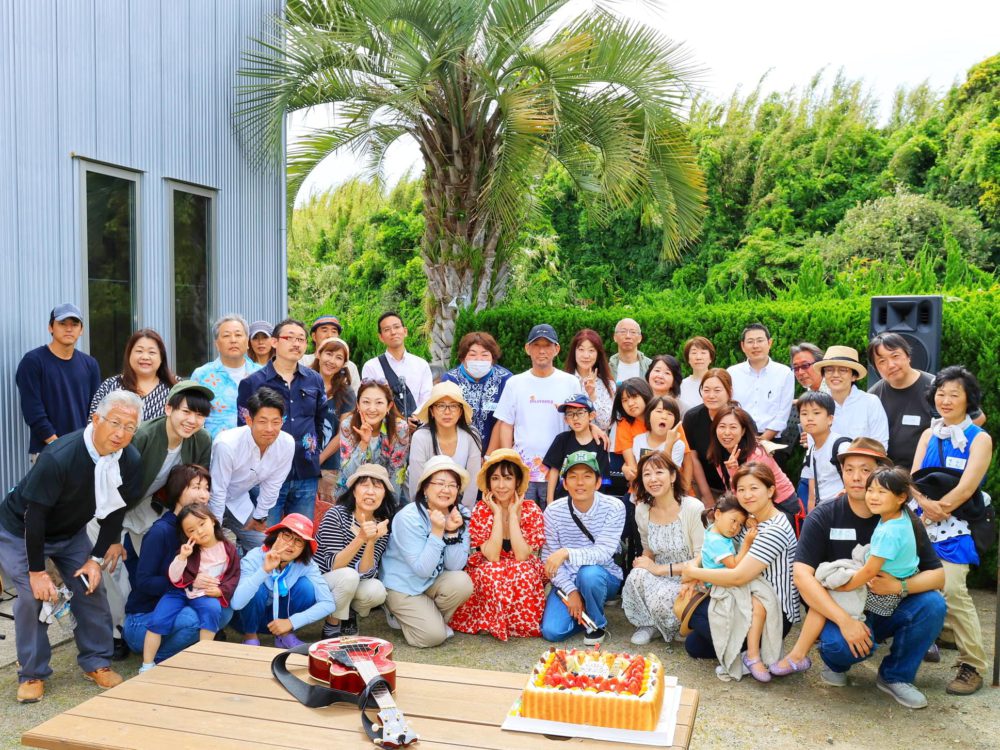 大豆の豆まきと akiko garden live