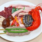 ■ジビエ＆房州海老とアワビ 「海の幸山の幸」セット