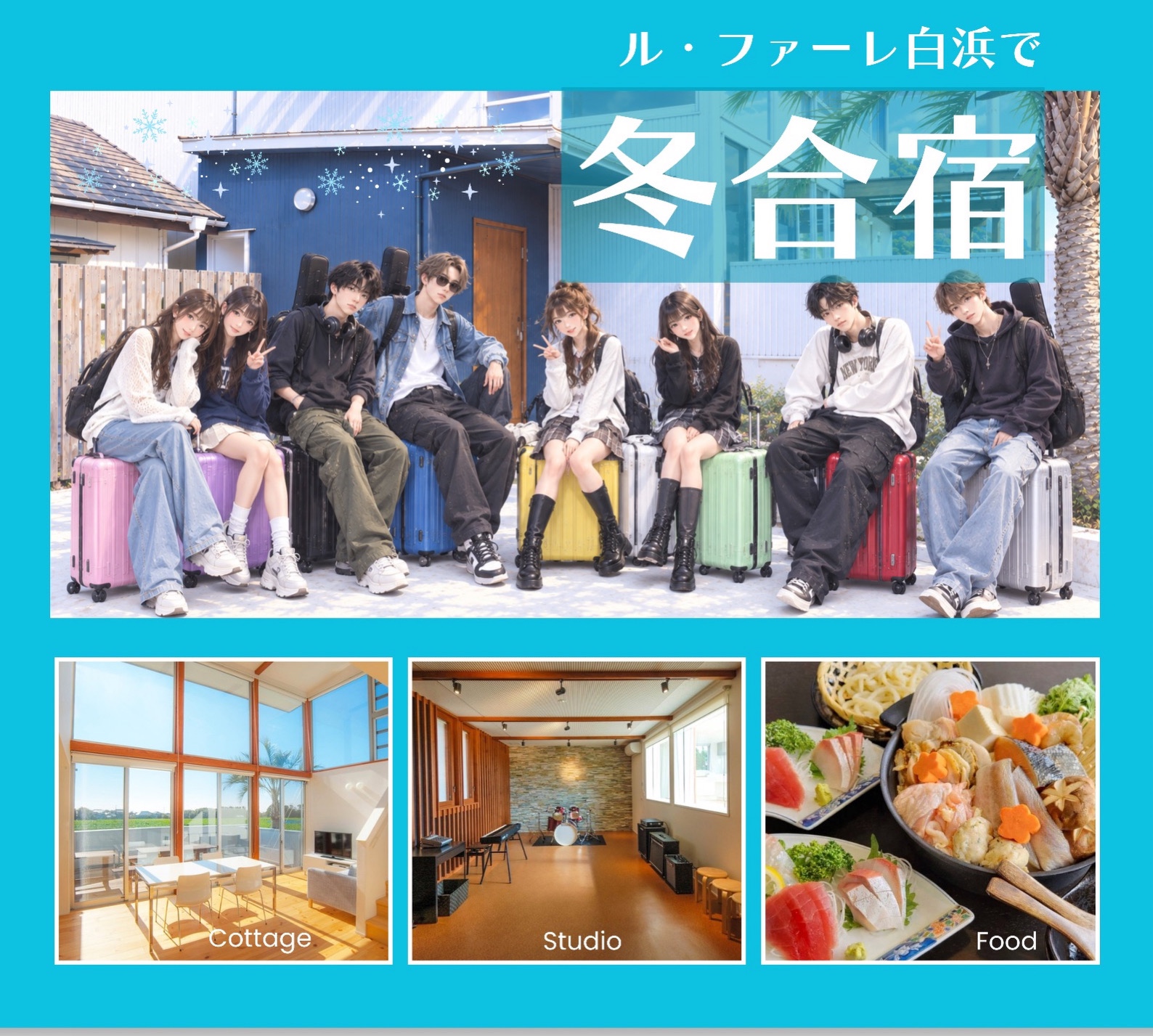冬合宿プラン / 撮影プランのご案内